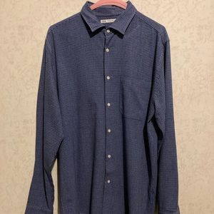 Zara long sleeve button up front pocket dress shirt